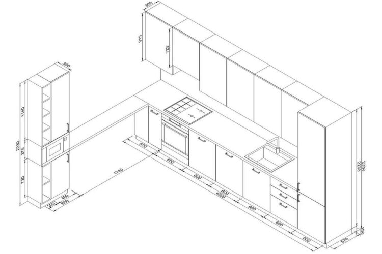 Кухня Пластик HL-1821-3